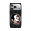 Florida State University Seminoles Text Backdrop MagSafe Compatible Phone Case for Apple iPhone