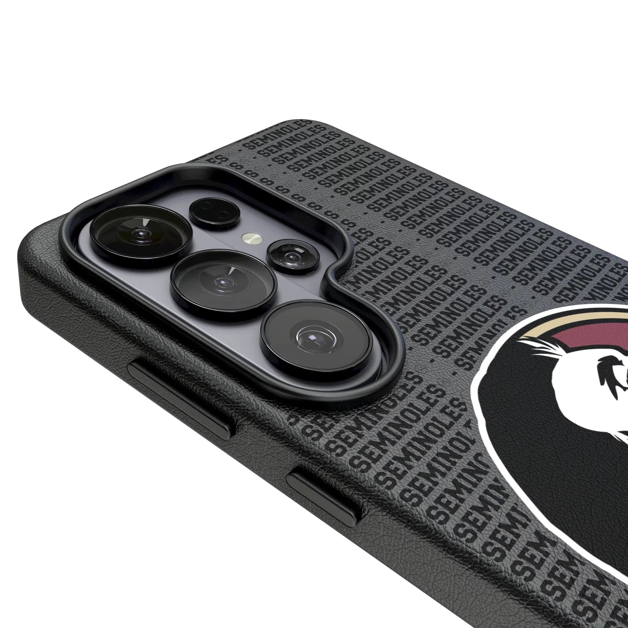 Florida State University Seminoles Text Backdrop MagSafe Compatible Phone Case for Samsung Galaxy