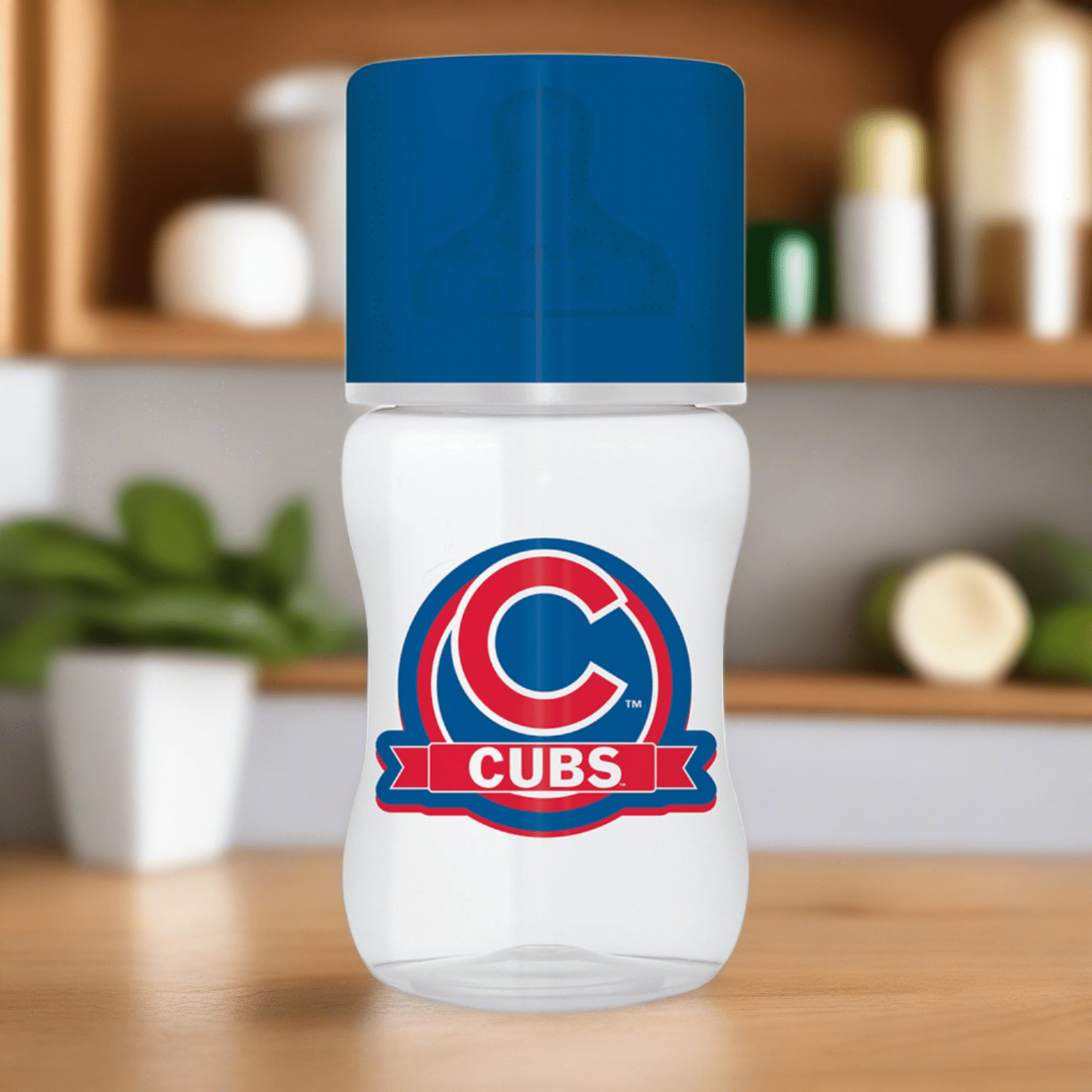 Chicago Cubs 9oz Baby Bottle - Sports Gifts, Sports Memorabilia, Sports Collectibles, Fan Shop