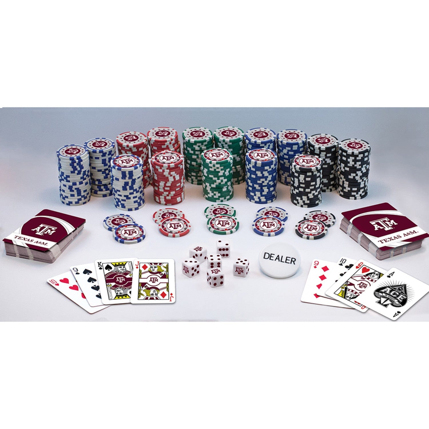 Texas A&M Aggies 300 Piece Poker Set - Ultimate Fan Collection