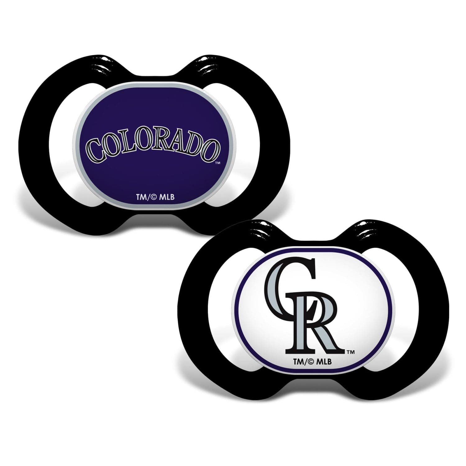 Colorado Rockies Pacifier 2-Pack - Sports Gifts, Sports Memorabilia, Sports Collectibles, Fan Shop