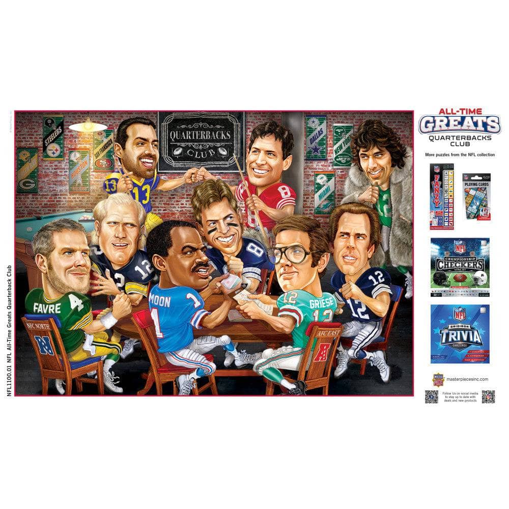 NFL Quarterbacks Club: Legendary Players 500-Piece Jigsaw Puzzle