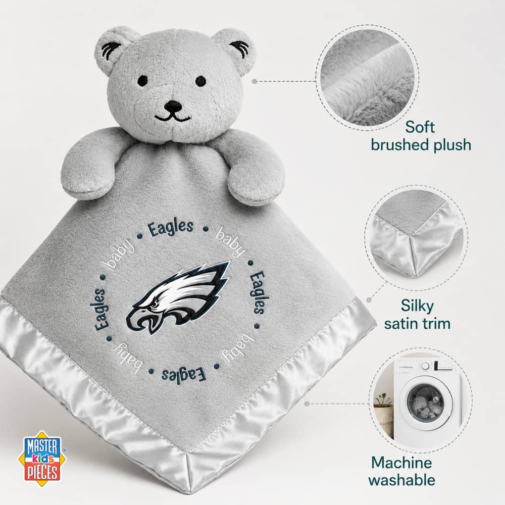Philadelphia Eagles Security Bear - Gray