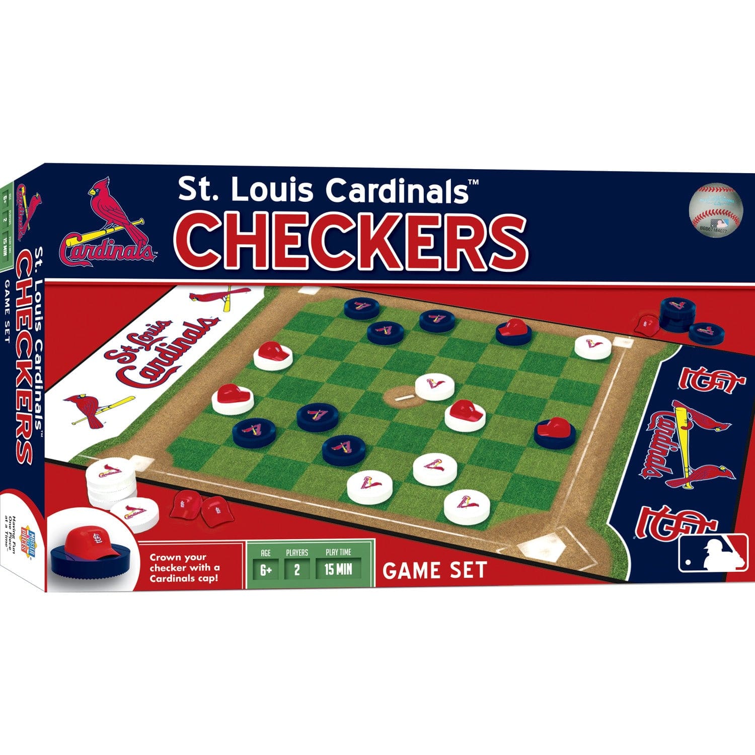 St. Louis Cardinals Checkers Game - Sports Gifts, Sports Memorabilia, Sports Collectibles, Fan Shop