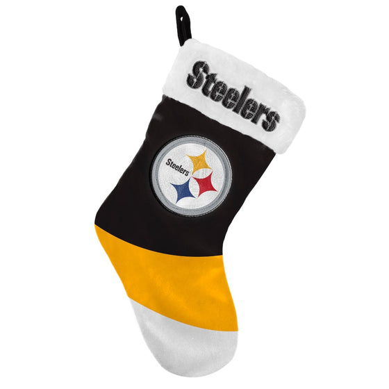 Pittsburgh Steelers Colorblock Stocking - 757 Sports Collectibles