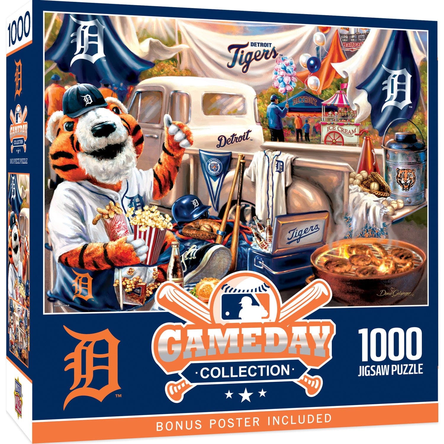 Detroit Tigers Gameday 1000 Piece Jigsaw Puzzle - Sports Gifts, Sports Memorabilia, Sports Collectibles, Fan Shop