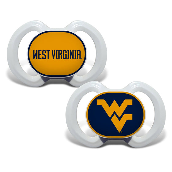 West Virginia Mountaineers - Pacifier 2-Pack - 757 Sports Collectibles