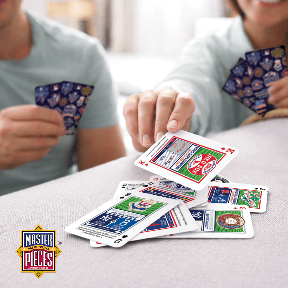 MLB World Series Playing Cards - 54 Card Deck - Sports Gifts, Sports Memorabilia, Sports Collectibles, Fan Shop
