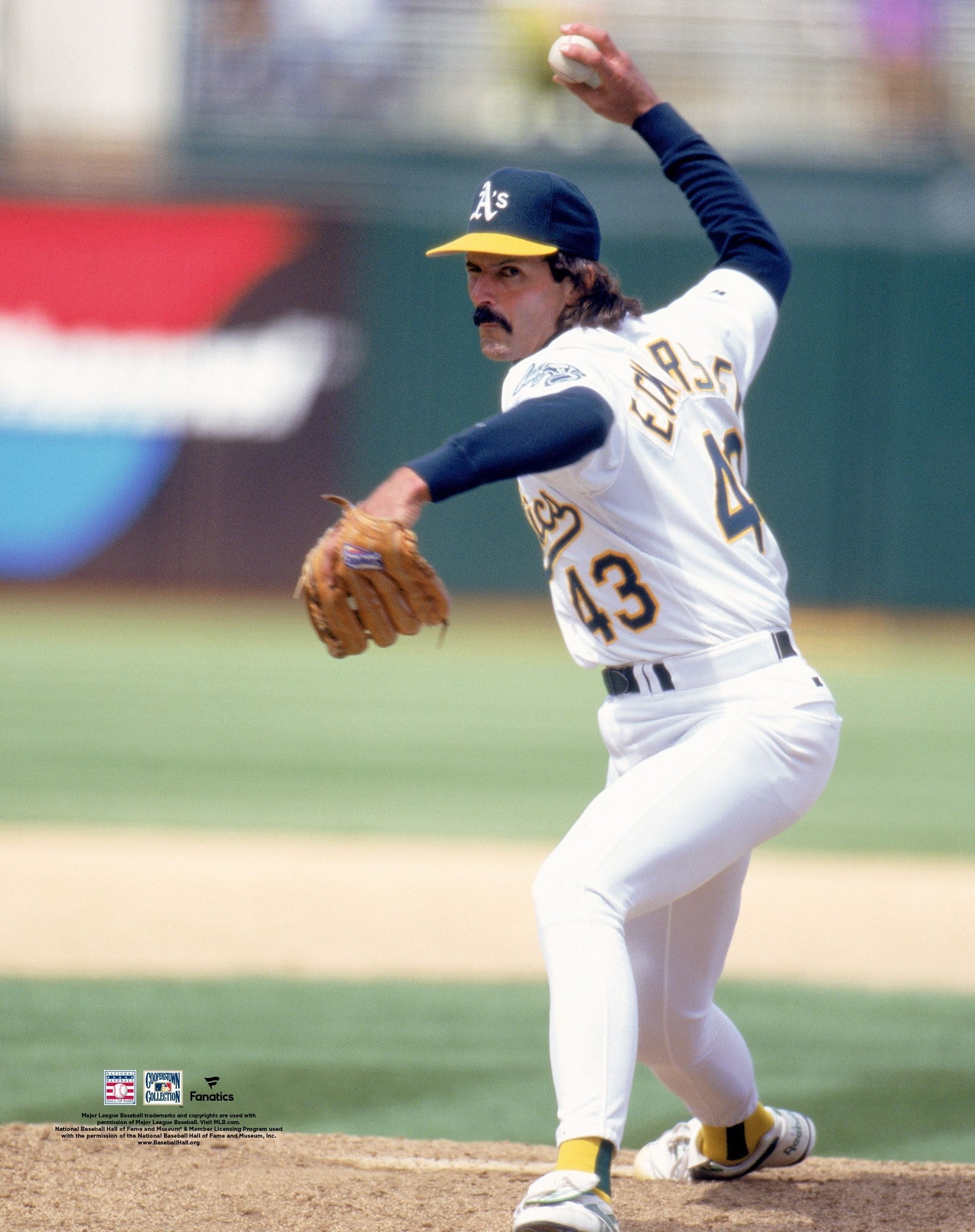 Dennis Eckersley Oakland Athletics Pitching MLB Photo - Sports Collectibles, Sports Memorabilia, Sports Fan Shop, Sports Gifts