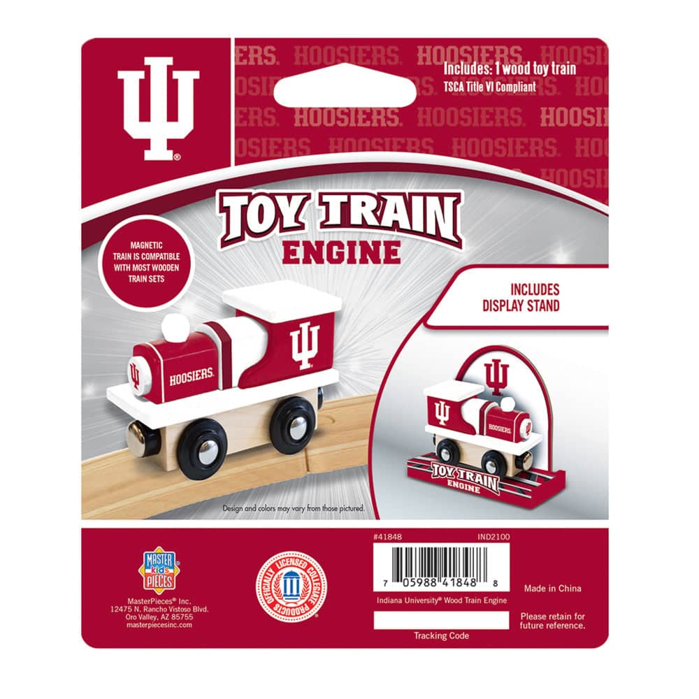 Indiana Hoosiers Toy Train Engine - Official Team Merchandise - Sports Gifts, Sports Memorabilia, Sports Collectibles, Fan Shop