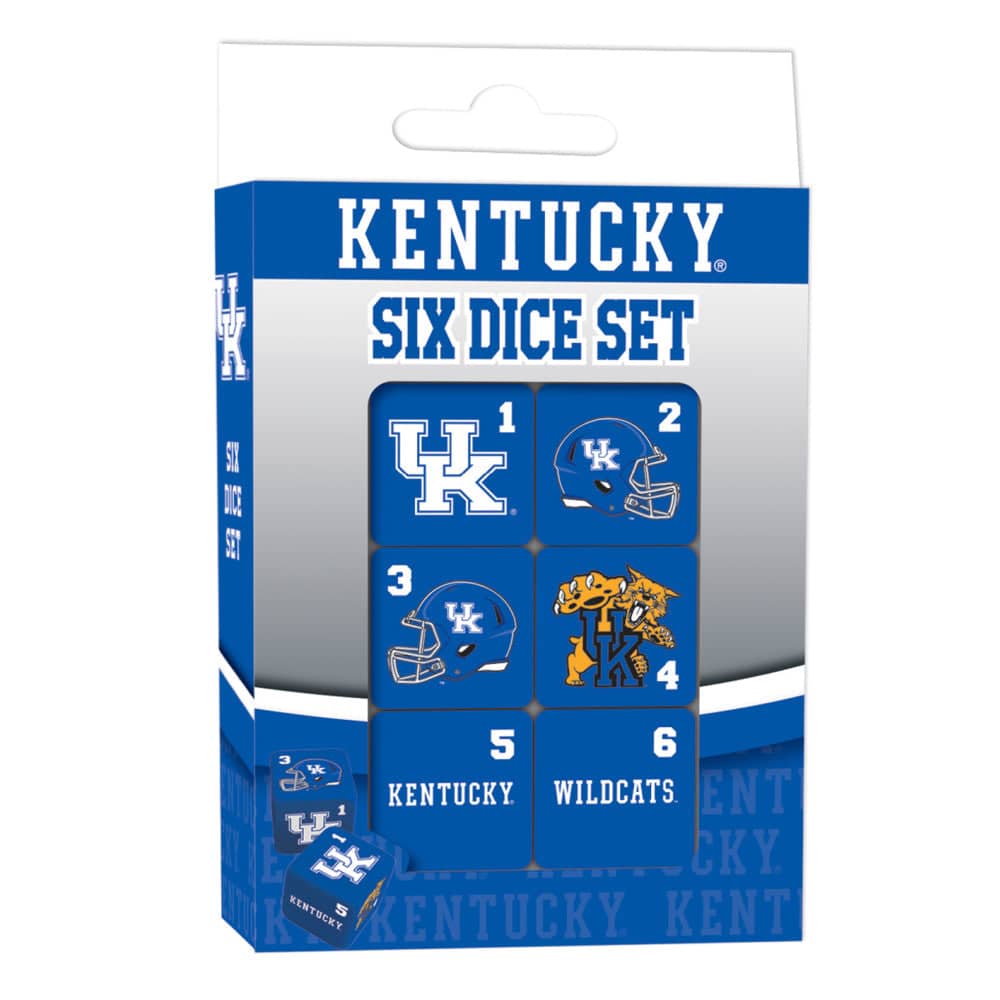 Kentucky Wildcats Official Dice Set - Sports Gifts, Sports Memorabilia, Sports Collectibles, Fan Shop