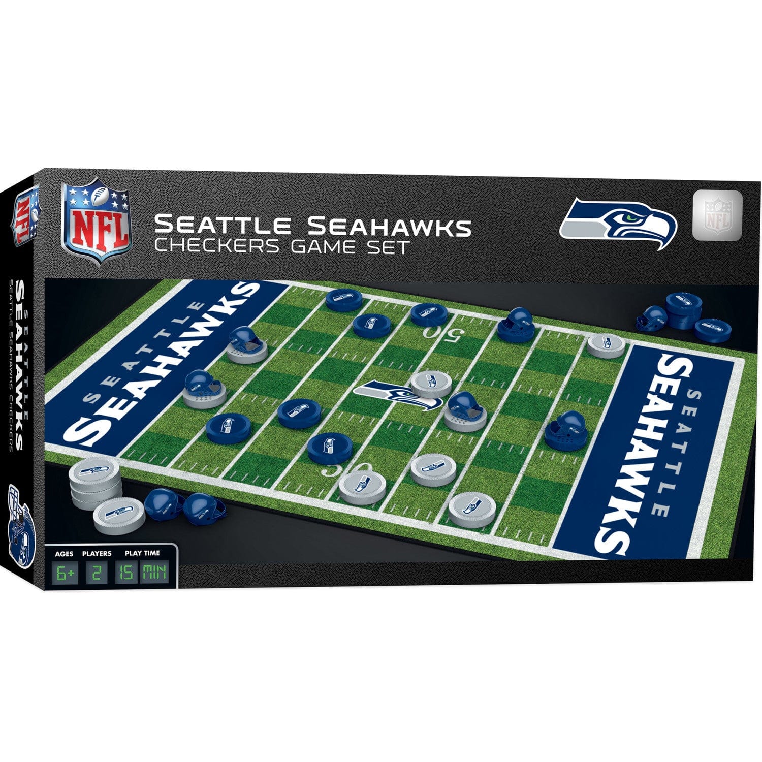 Seattle Seahawks Checkers Game