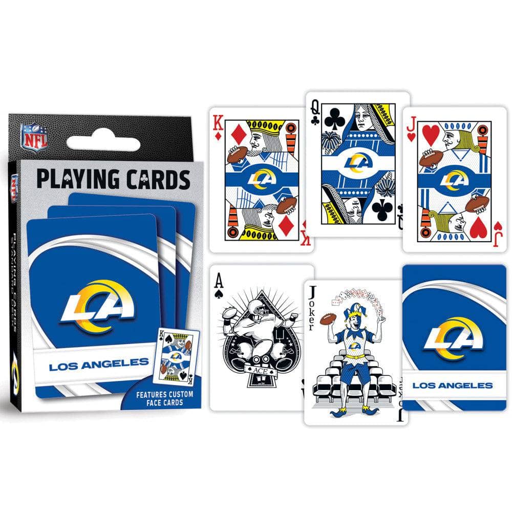 Los Angeles Rams 54-Card Deck Playing Cards - Sports Gifts, Sports Memorabilia, Sports Collectibles, Fan Shop