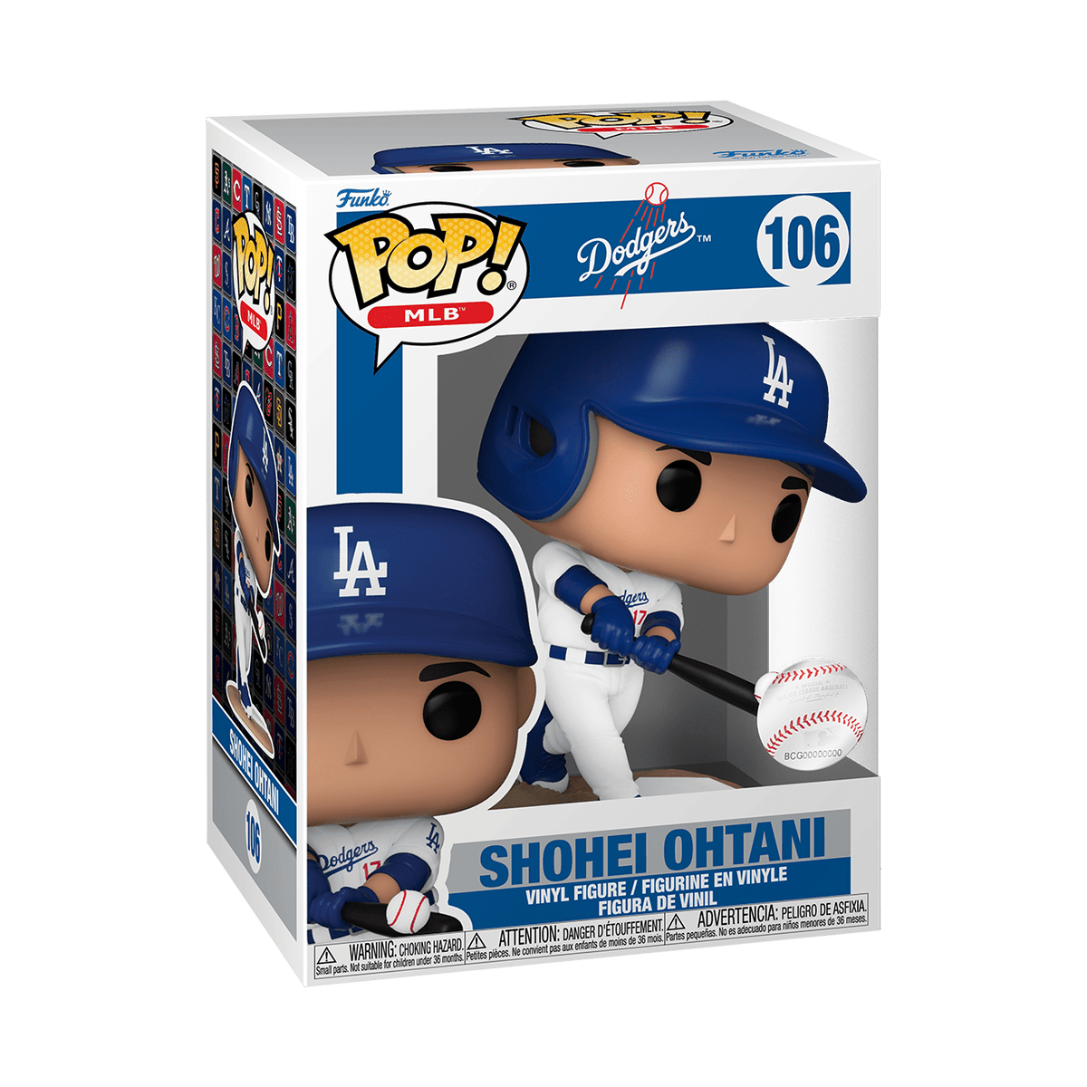 Funko Pop! Vinyl - MLB Dodgers - Shohei Ohtani Figure - Sports Gifts, Sports Memorabilia, Sports Collectibles, Fan Shop