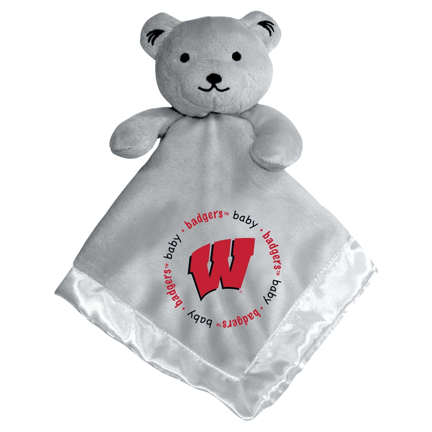 Wisconsin Badgers Security Bear - Gray - Sports Gifts, Sports Memorabilia, Sports Collectibles, Fan Shop