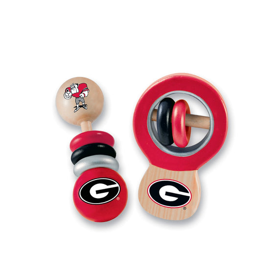 Georgia Bulldogs - Baby Rattles 2-Pack - 757 Sports Collectibles