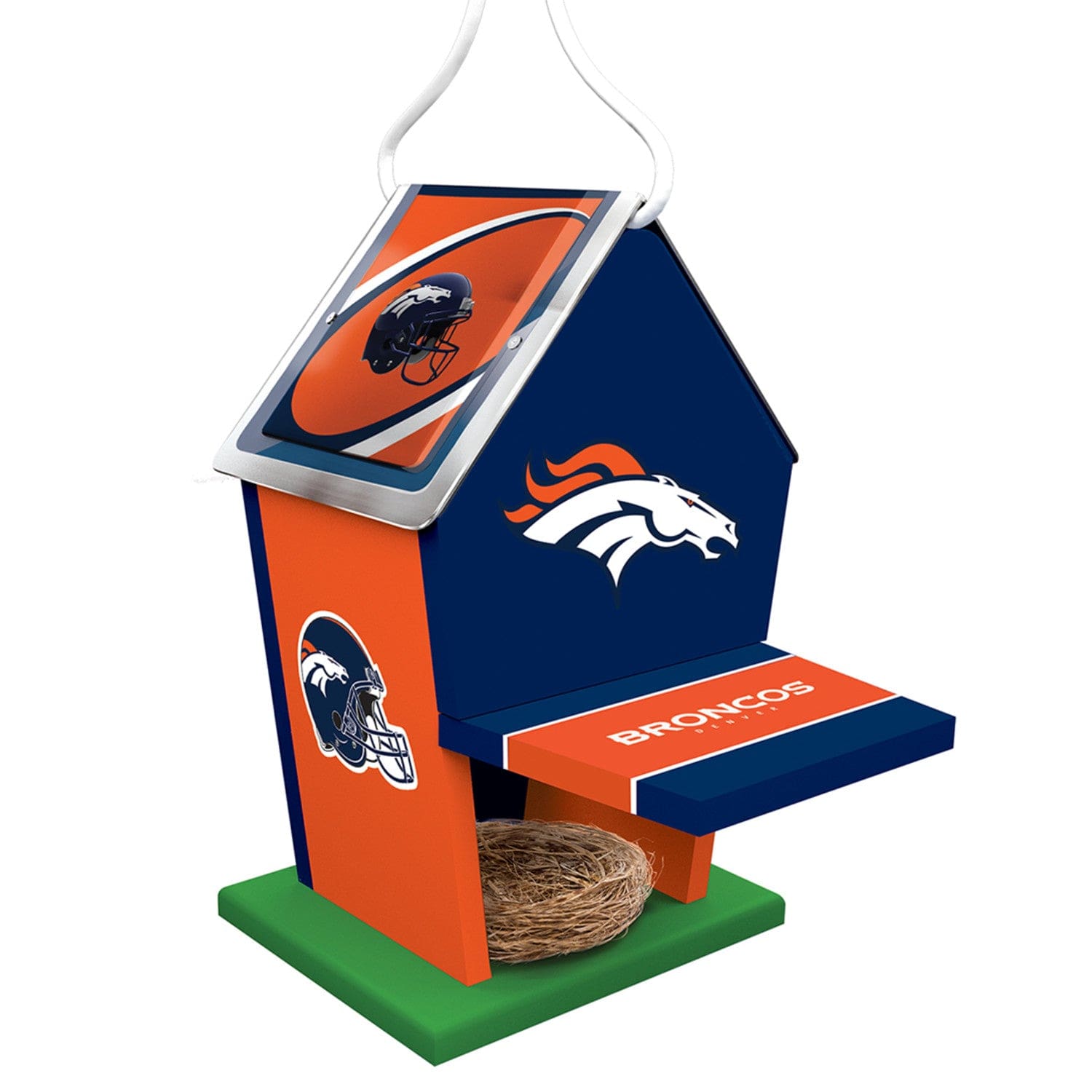 Denver Broncos Birdhouse: A Touch of Team Spirit for Your Garden - Sports Gifts, Sports Memorabilia, Sports Collectibles, Fan Shop