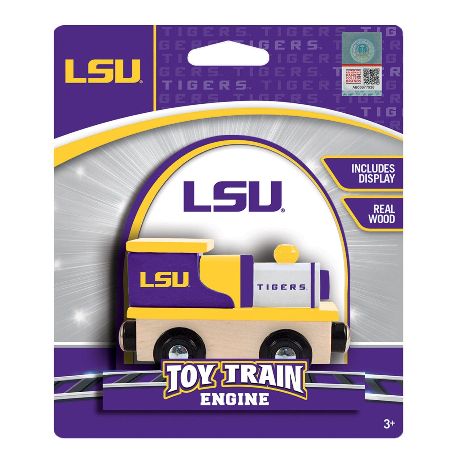LSU Tigers Toy Train Engine - Officially Licensed Team Merchandise - Sports Gifts, Sports Memorabilia, Sports Collectibles, Fan Shop