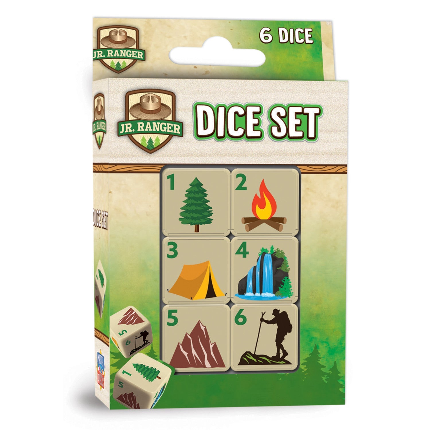 Jr. Ranger 6 Piece D6 Gaming Dice Set - 757 Sports Collectibles