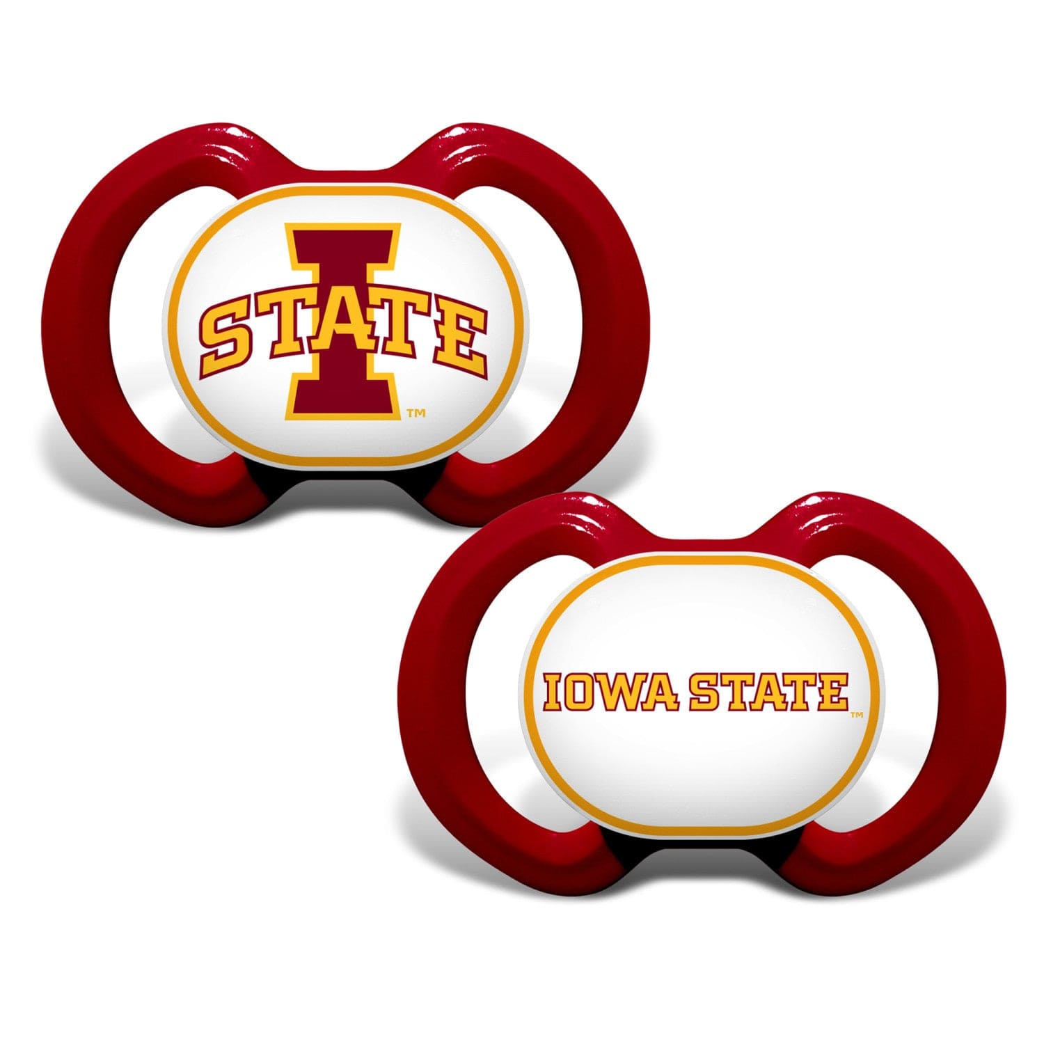 Iowa State Cyclones Pacifier 2-Pack - Sports Gifts, Sports Memorabilia, Sports Collectibles, Fan Shop