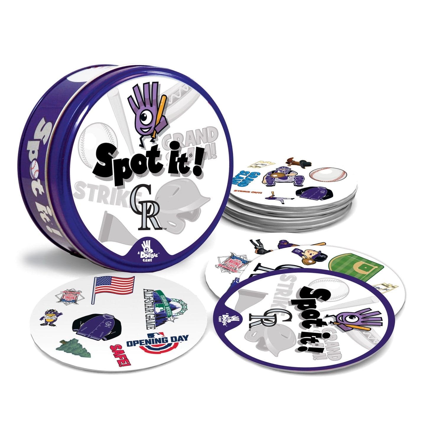 Colorado Rockies Spot It! Card Game - Sports Gifts, Sports Memorabilia, Sports Collectibles, Fan Shop