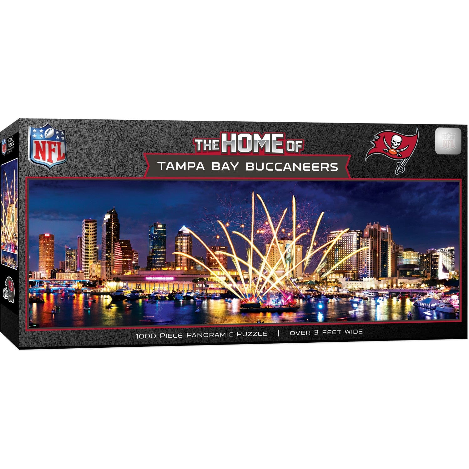 Tampa Bay Buccaneers Stadium View 1000-Piece Panoramic Jigsaw Puzzle - Sports Gifts, Sports Memorabilia, Sports Collectibles, Fan Shop