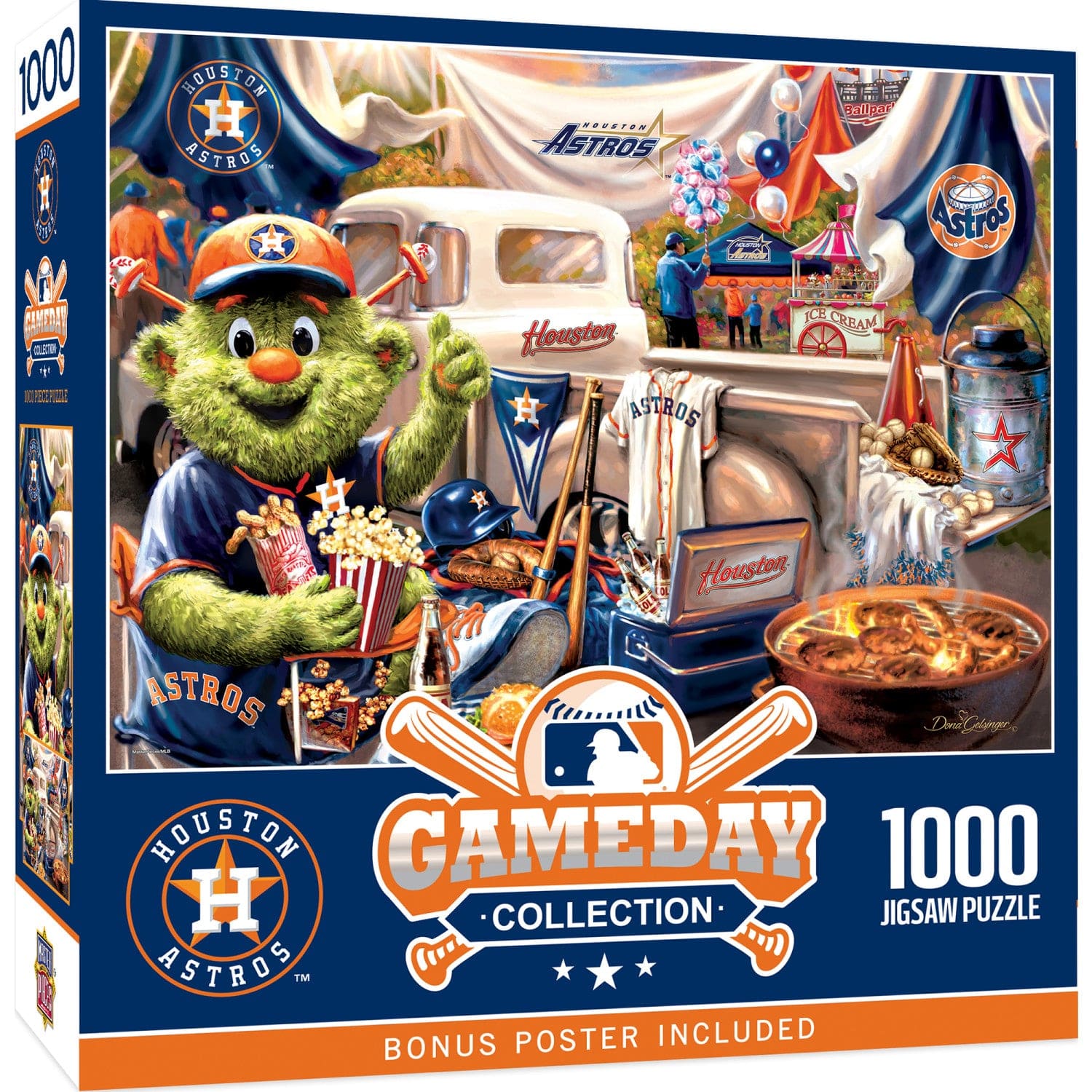 Houston Astros Gameday 1000 Piece Jigsaw Puzzle - Sports Gifts, Sports Memorabilia, Sports Collectibles, Fan Shop