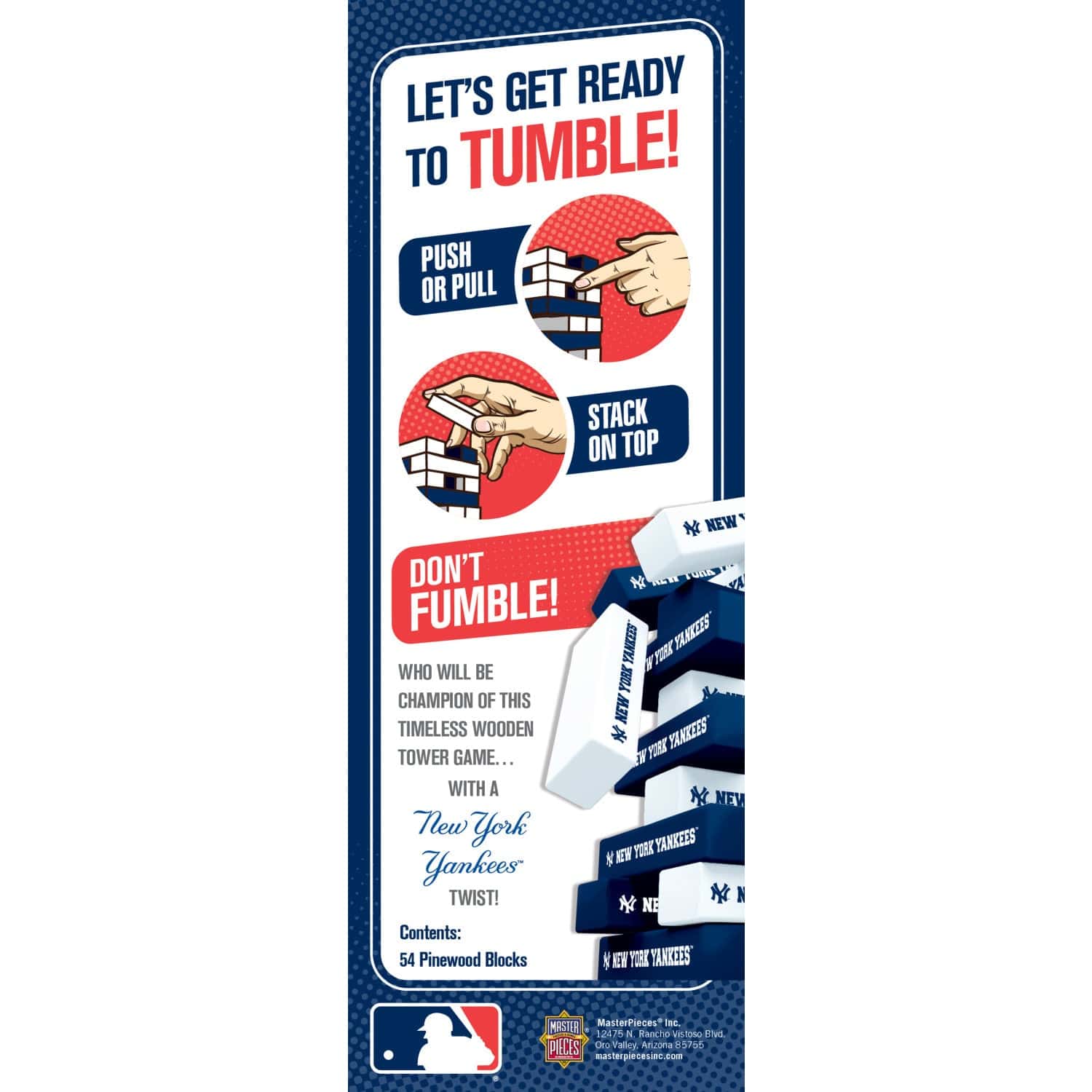 New York Yankees Stacking Game - Sports Gifts, Sports Memorabilia, Sports Collectibles, Fan Shop