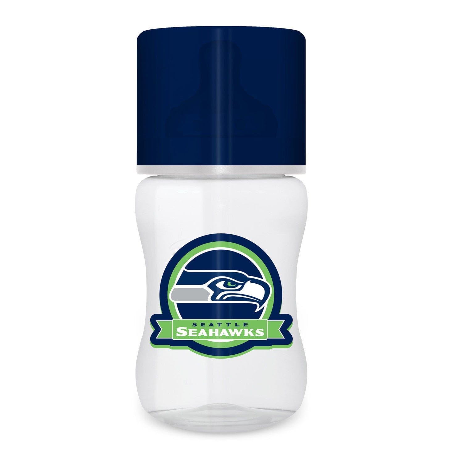 Seattle Seahawks 9oz Baby Bottle - Sports Gifts, Sports Memorabilia, Sports Collectibles, Fan Shop