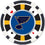 St. Louis Blues 100 Piece Poker Chip Set