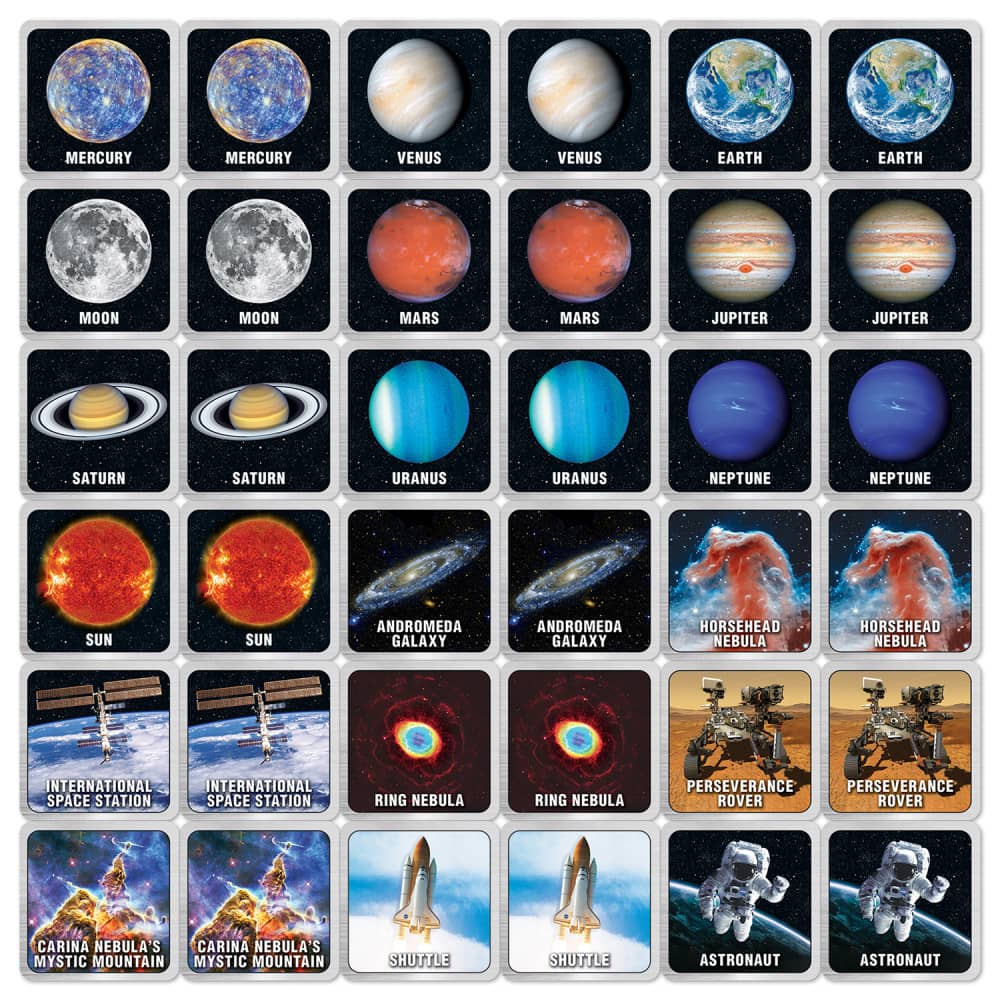 Outer Space Matching Game: Explore the Universe While Having Fun!
