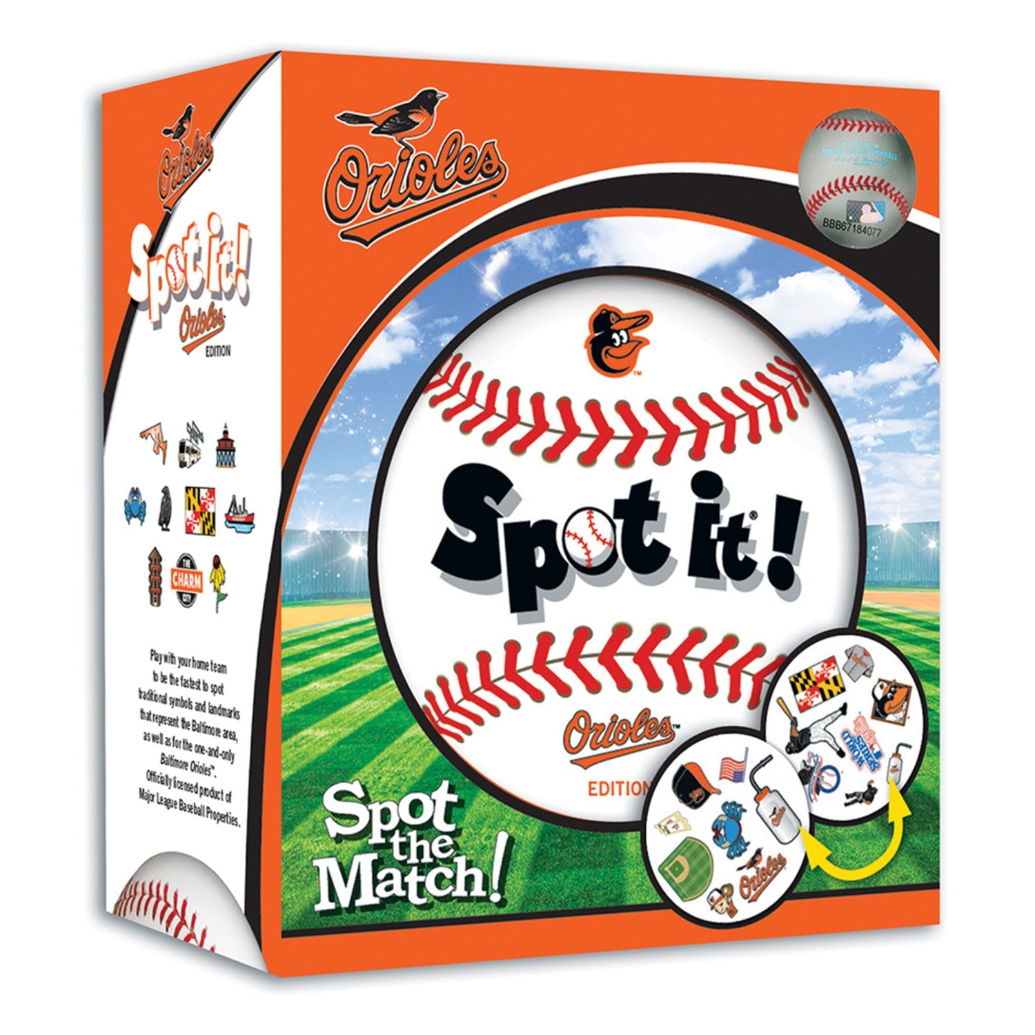 Baltimore Orioles Spot It! Card Game - 757 Sports Collectibles