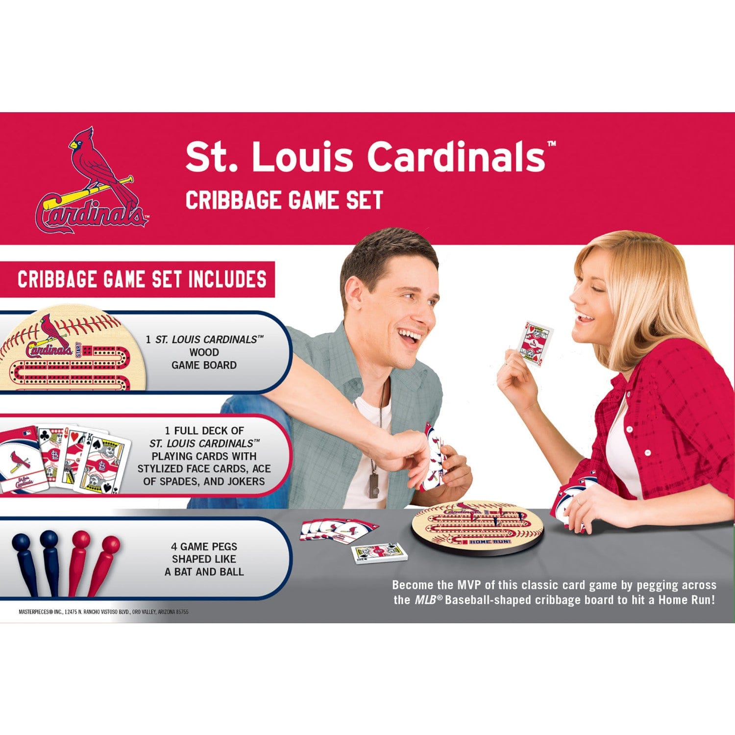 St. Louis Cardinals Cribbage Board Game