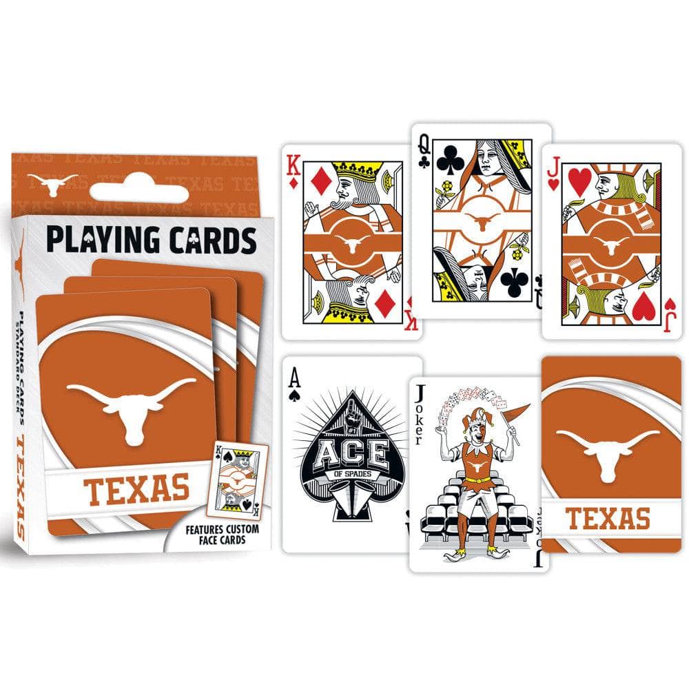 Texas Longhorns Playing Cards - 54 Card Deck - Sports Gifts, Sports Memorabilia, Sports Collectibles, Fan Shop