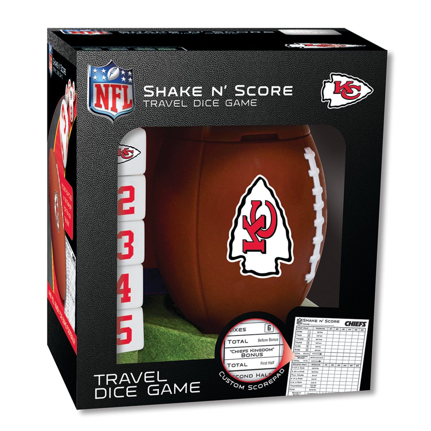 Kansas City Chiefs Shake n' Score Game - Sports Gifts, Sports Memorabilia, Sports Collectibles, Fan Shop