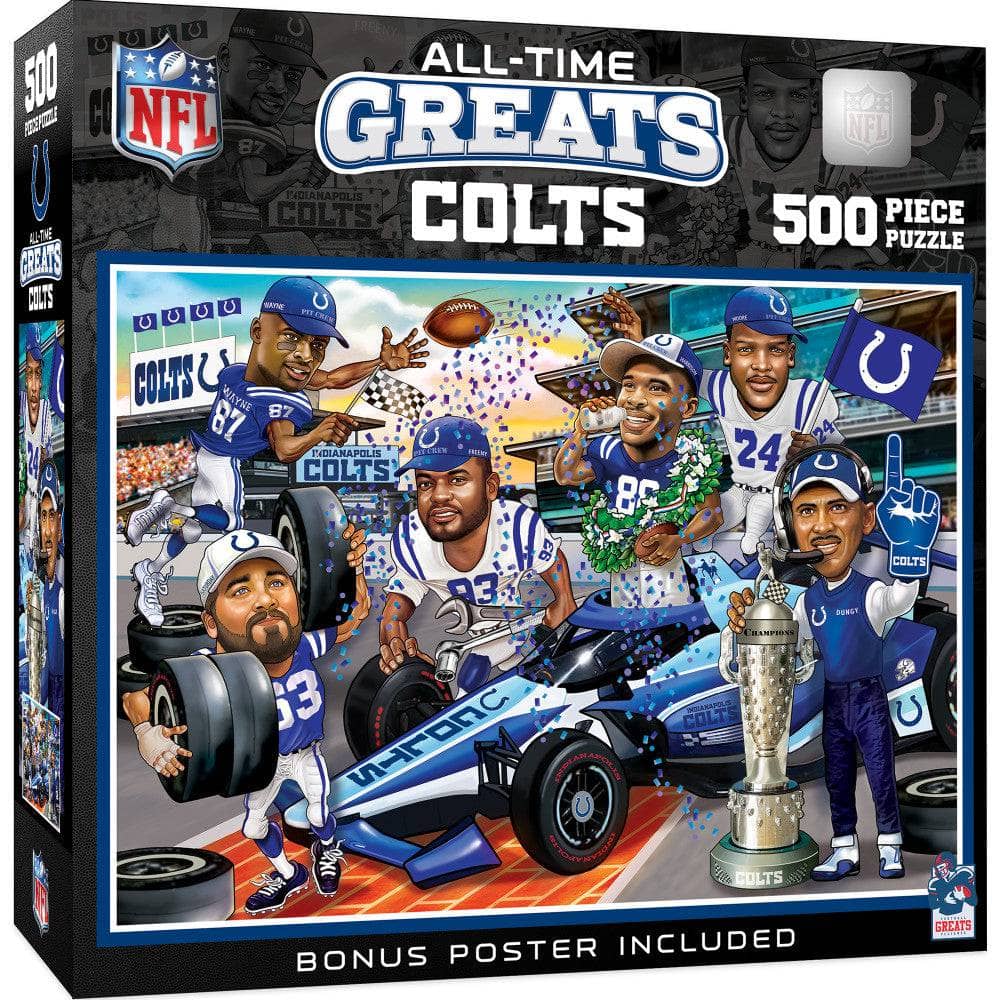 Indianapolis Colts - All-Time Greats 500 Piece Jigsaw Puzzle