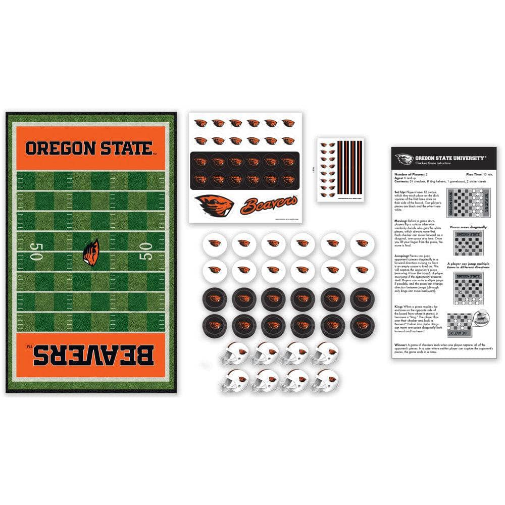 Oregon State Beavers Checkers Game - Sports Gifts, Sports Memorabilia, Sports Collectibles, Fan Shop