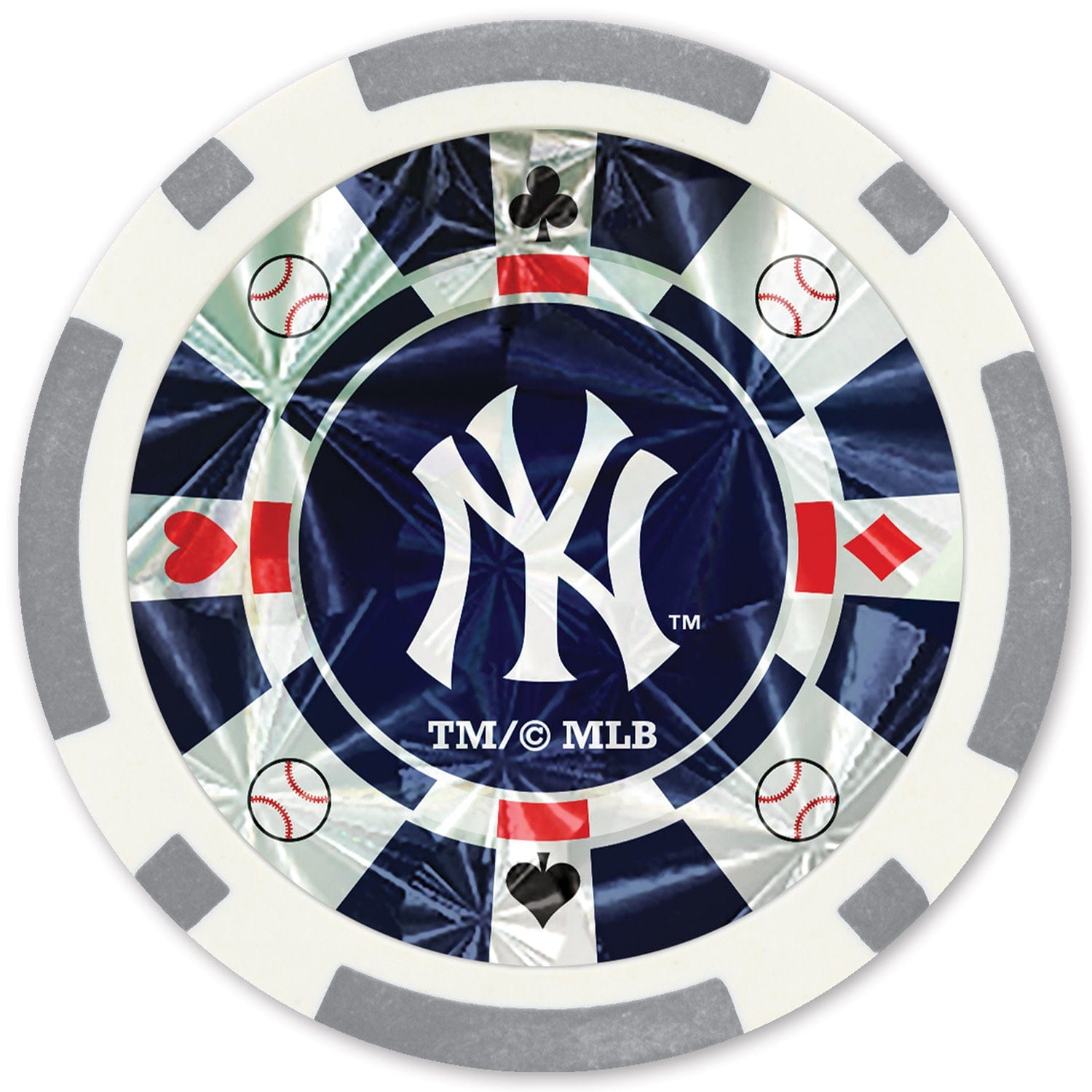 New York Yankees 20-Piece Poker Chip Set - Sports Gifts, Sports Memorabilia, Sports Collectibles, Fan Shop