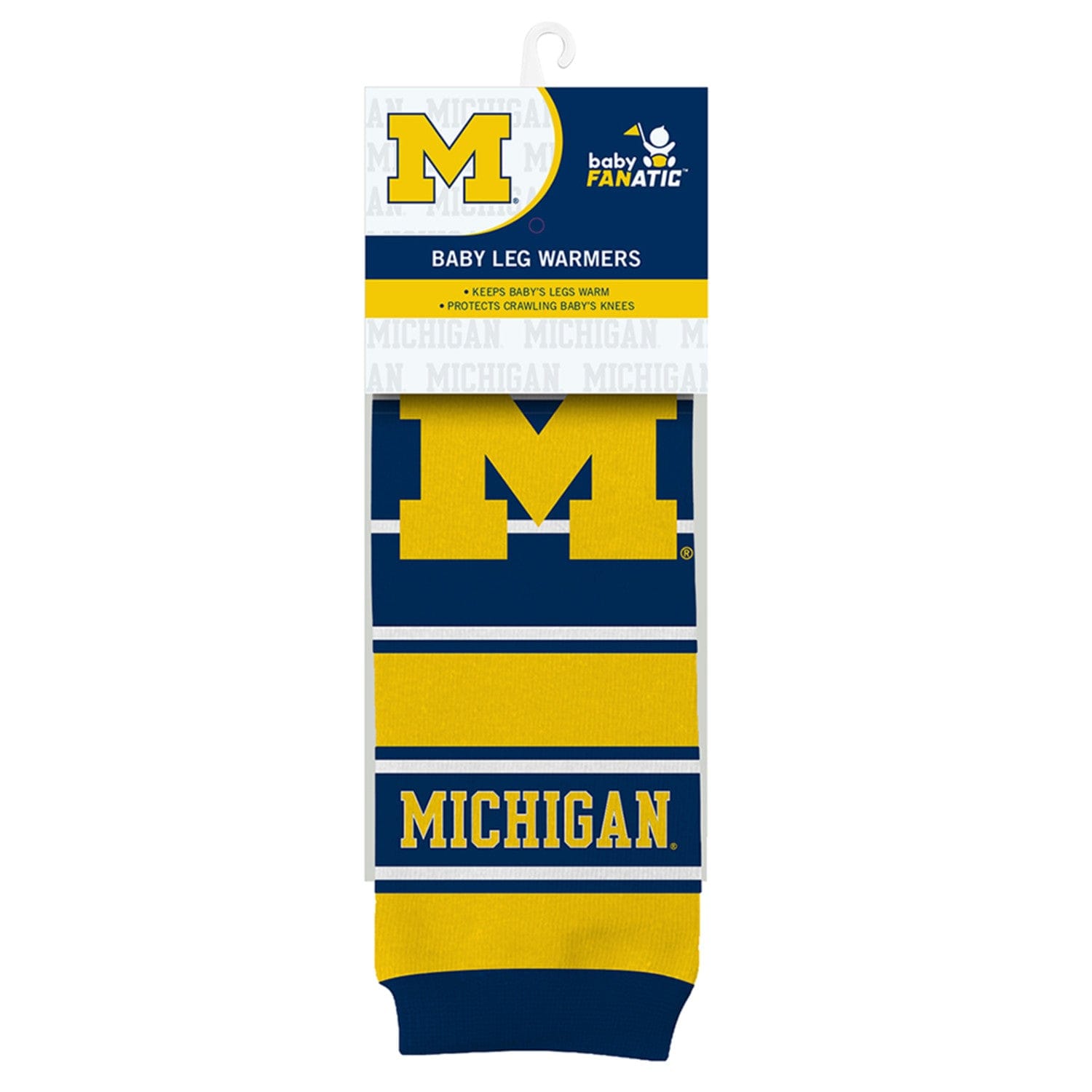 Michigan Wolverines Infant Leg Warmers - Sports Gifts, Sports Memorabilia, Sports Collectibles, Fan Shop
