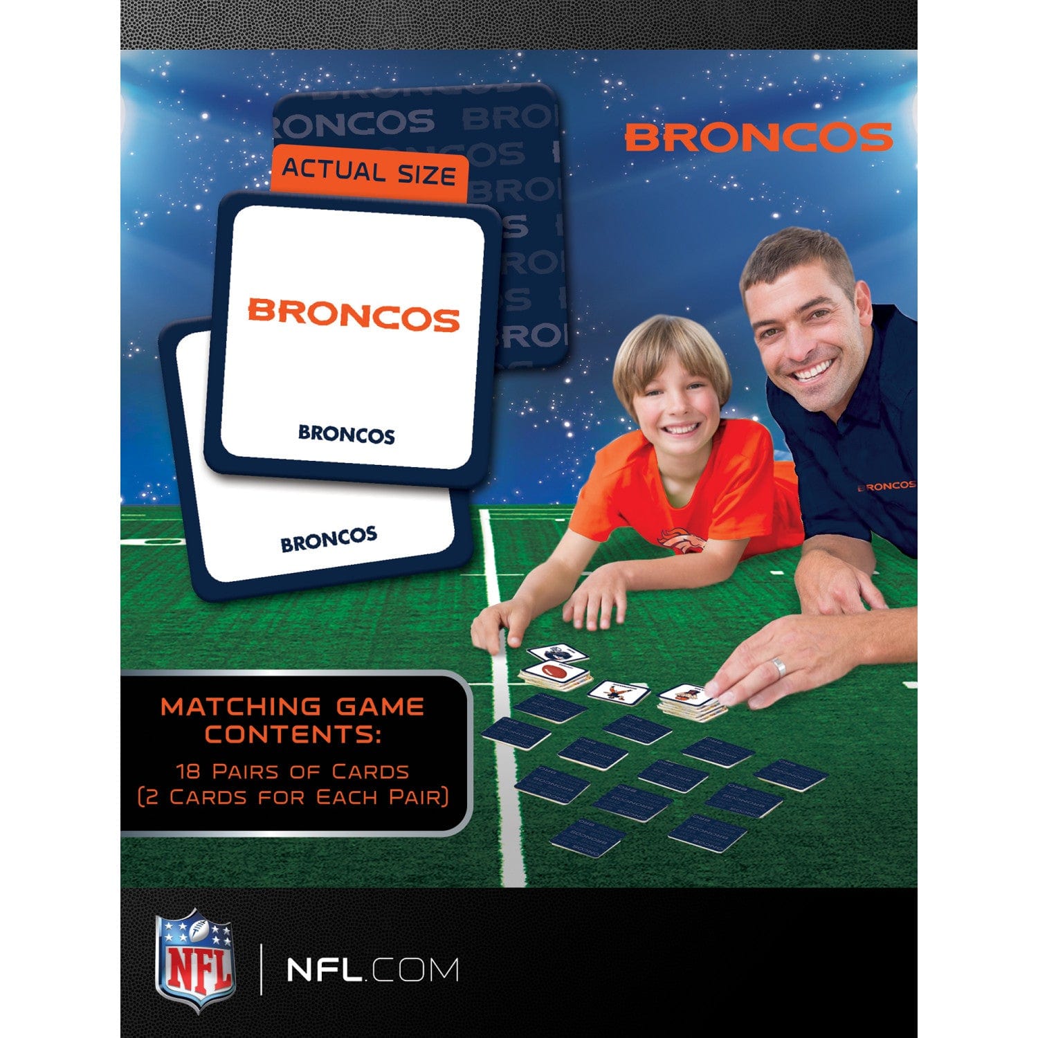 Denver Broncos Memory Matching Game