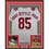 Framed Autographed/Signed George Kittle 35x39 San Francisco White Football Jersey Beckett BAS COA