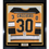Framed Autographed/Signed Gerry Cheevers HOF 85 35x39 Boston Yellow Hockey Jersey JSA COA