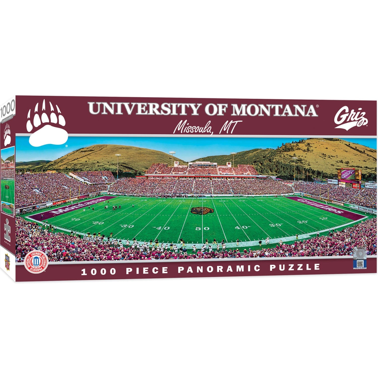 Montana Grizzlies 1000-Piece Panoramic Jigsaw Puzzle - Sports Gifts, Sports Memorabilia, Sports Collectibles, Fan Shop