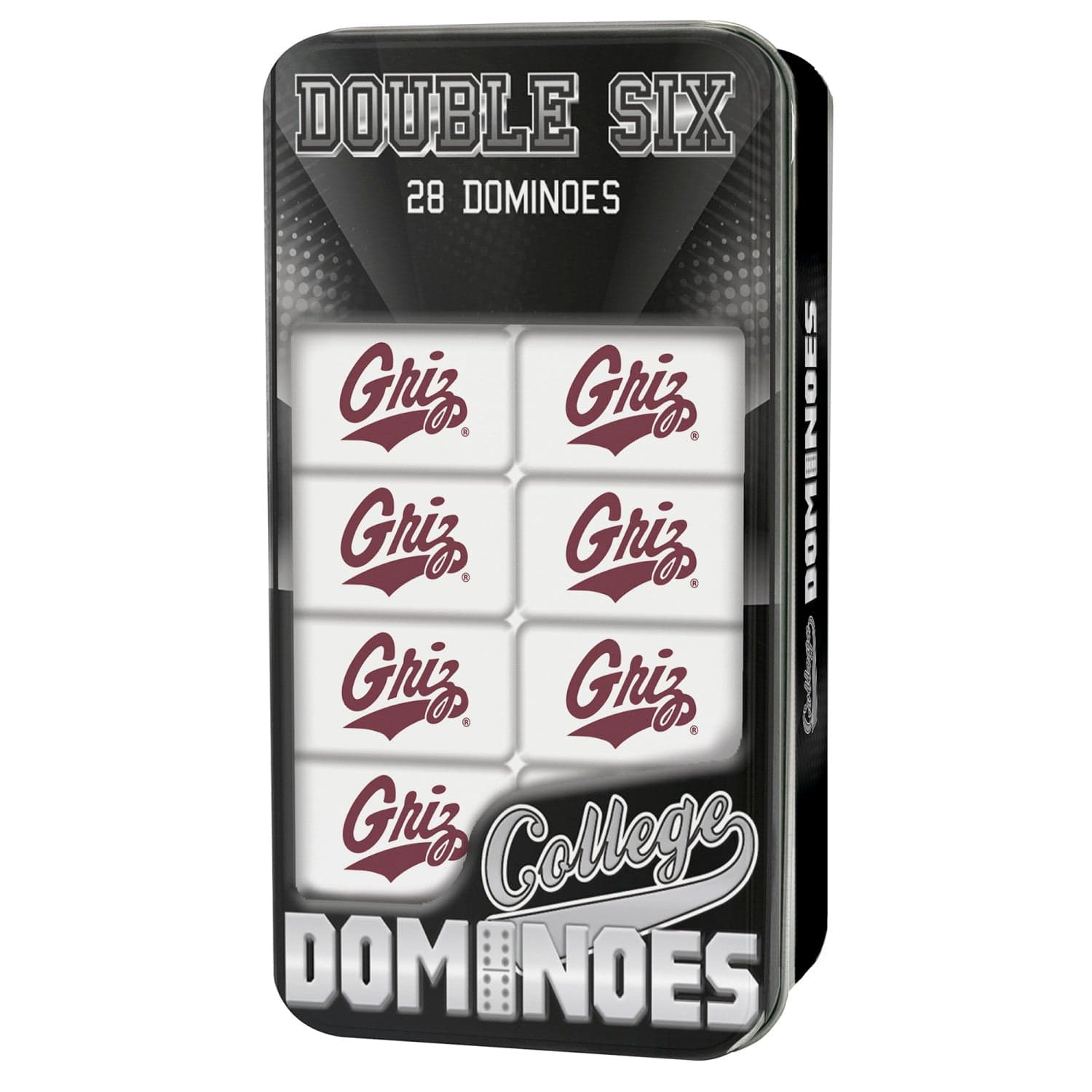 Montana Grizzlies Dominoes Set - Sports Gifts, Sports Memorabilia, Sports Collectibles, Fan Shop