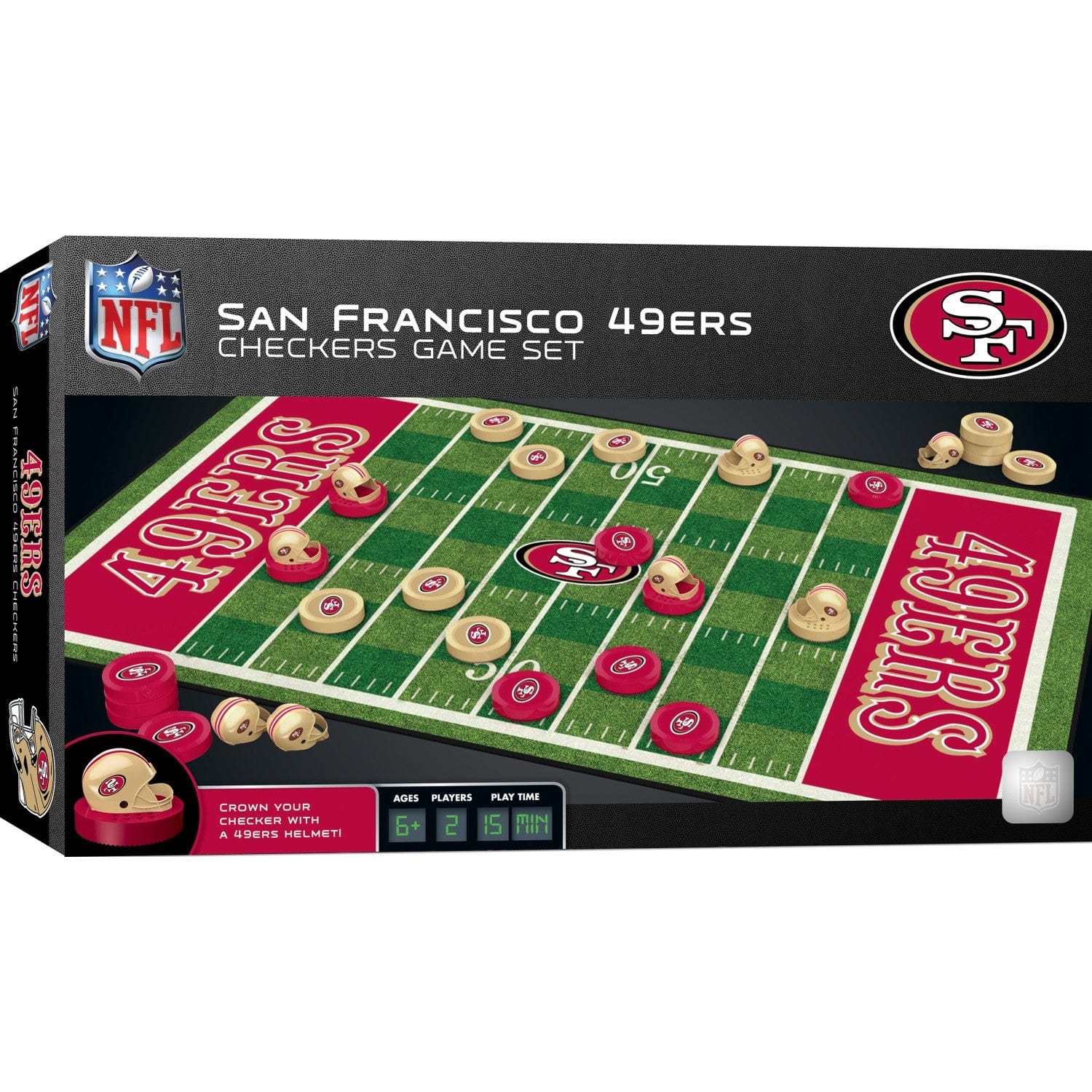San Francisco 49ers Checkers Game