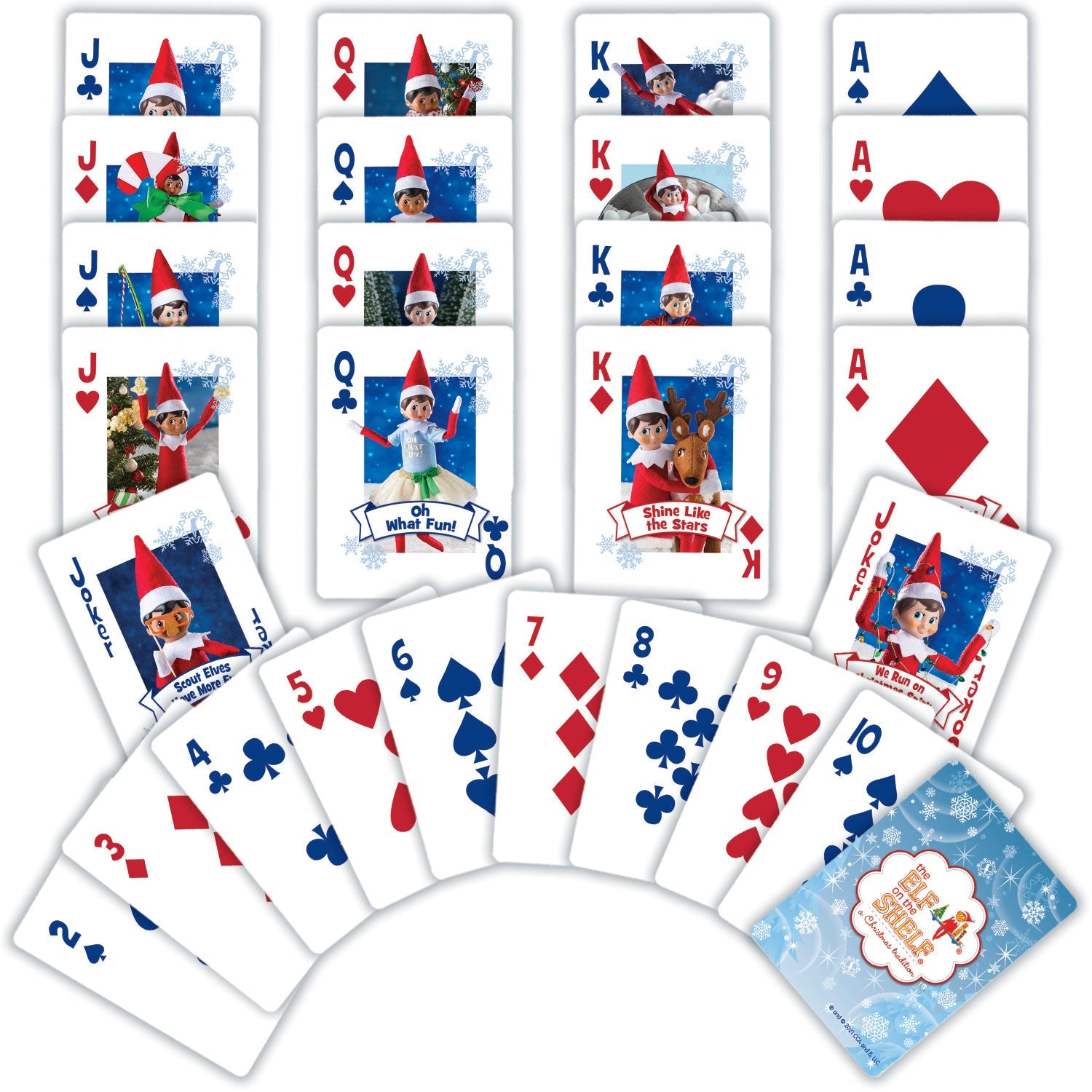 Elf on the Shelf Jumbo Playing Cards - 757 Sports Collectibles