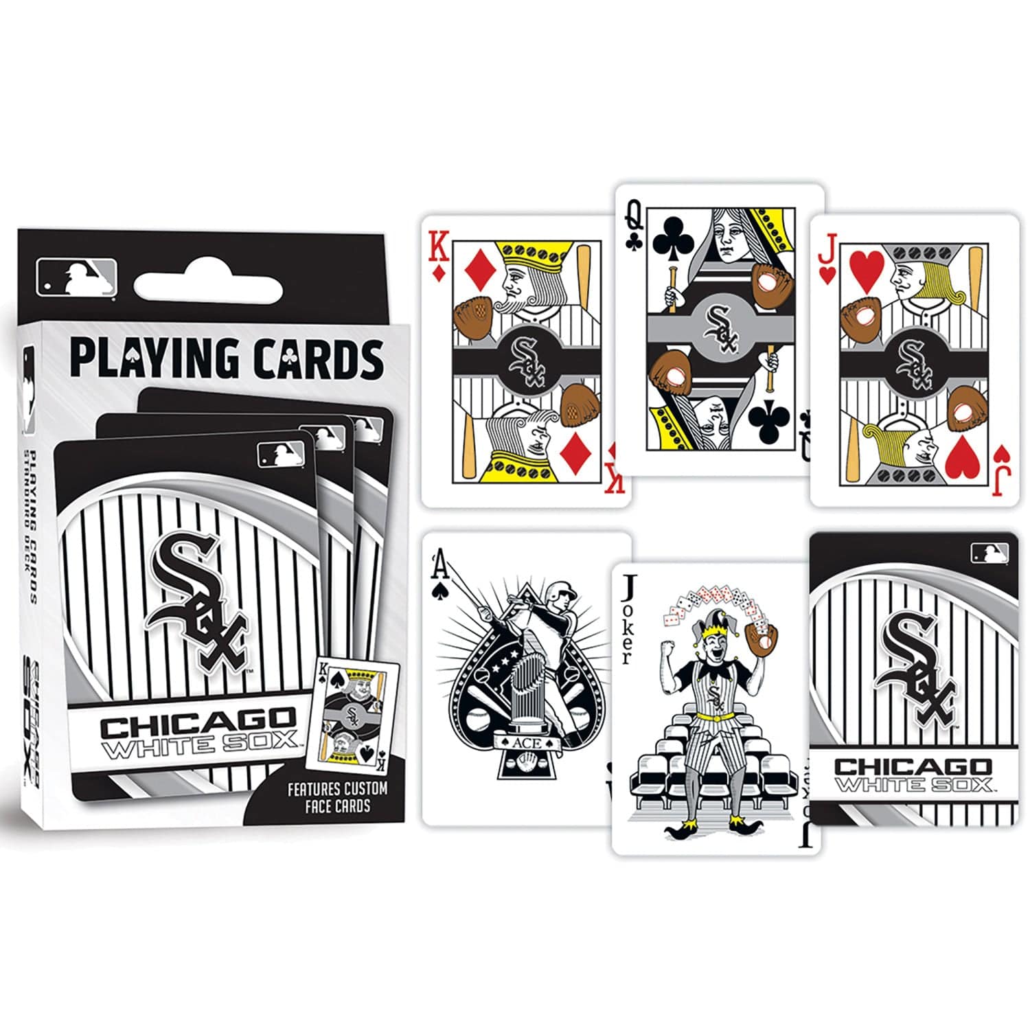 Chicago White Sox 54-Card Deck Playing Cards - Sports Gifts, Sports Memorabilia, Sports Collectibles, Fan Shop
