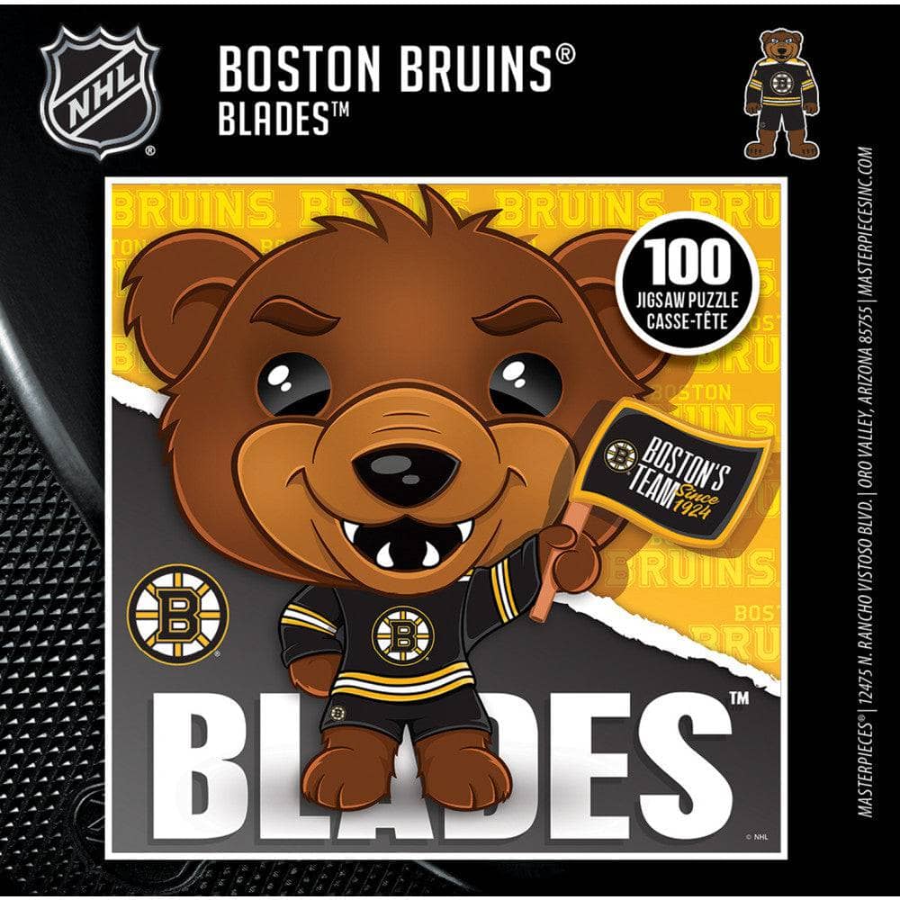 Blades the Bruin 100-Piece Jigsaw Puzzle - Boston Bruins Mascot - Sports Gifts, Sports Memorabilia, Sports Collectibles, Fan Shop