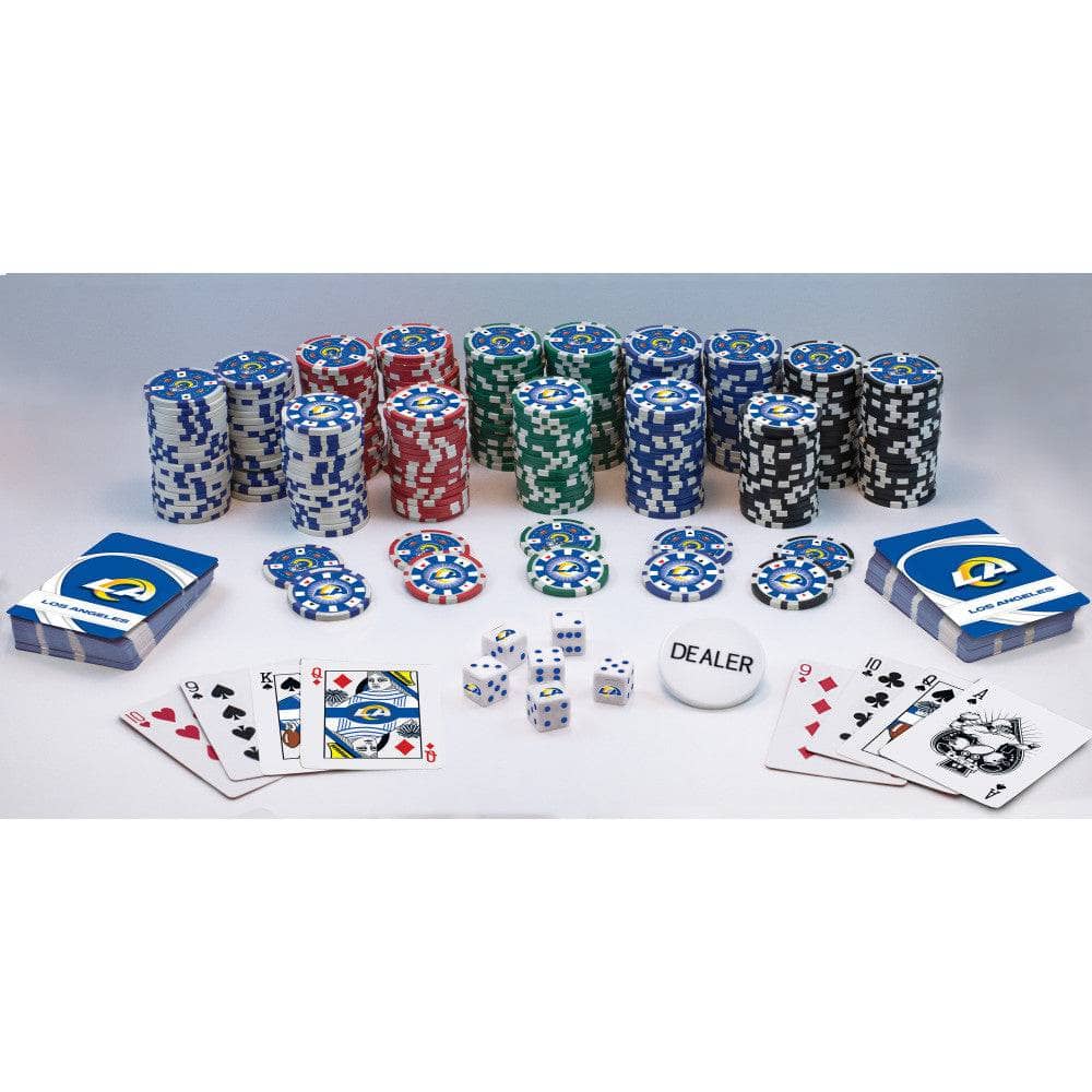 Los Angeles Rams 300 Piece Poker Set