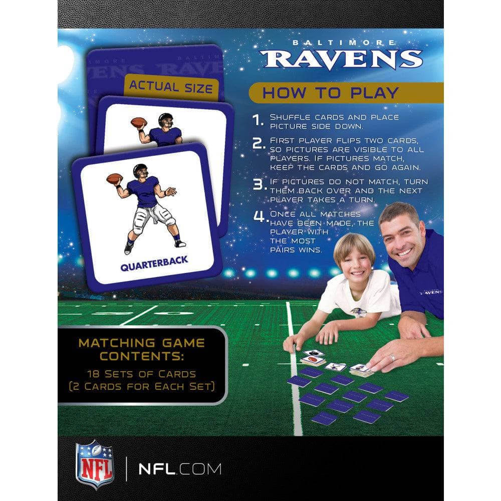 Baltimore Ravens Memory Matching Game